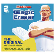 Magic Eraser, 4.6 x 2.3, 1" Thick, White, 2/Pack, 12 Packs/Carton