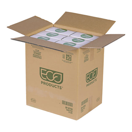 Pla Straws, 7.75", 400/pack, 24 Packs/carton