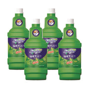 Wetjet System Cleaning-Solution Refill, Original Scent, 1.25 L Bottle, 4/carton