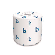 2-Ply Toilet Tissue, Septic Safe, White, 125 ft Roll Length, 500 Sheets/Roll, 96 Rolls/Carton