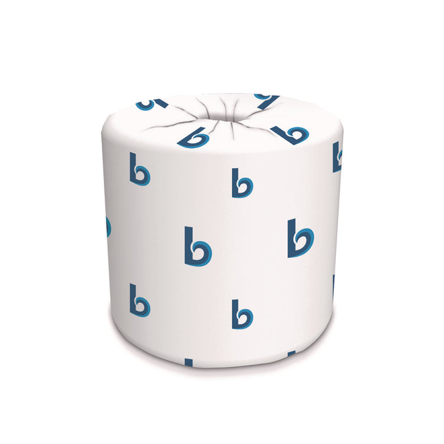 2-Ply Toilet Tissue, Septic Safe, White, 125 ft Roll Length, 500 Sheets/Roll, 96 Rolls/Carton