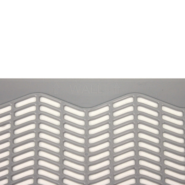 Disposable Urinal Floor Mat, Nonslip, Orchard Zing Scent, 17.5 x 20.38, Gray, 6/Carton