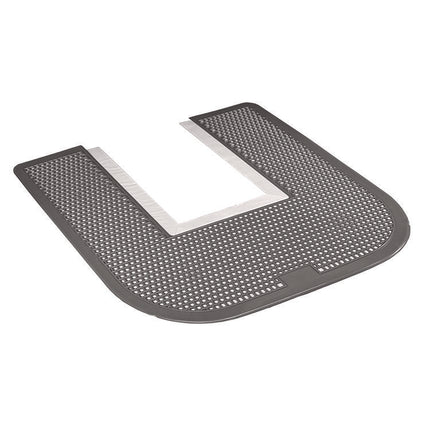 Disposable Toilet Floor Mat, Nonslip, Orchard Zing Scent, 23 x 21.63, Gray, 6/Carton