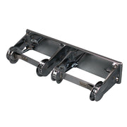 Double Roll Toilet Tissue Dispenser, 12.3 X 4.25 X 2.7, Chrome, 1 Dozen