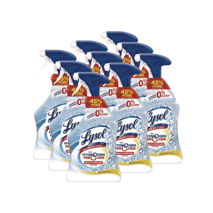 Multi-Purpose Hydrogen Peroxide Cleaner, Citrus Sparkle Zest, 32 Oz Trigger Spray Bottle, 9/carton