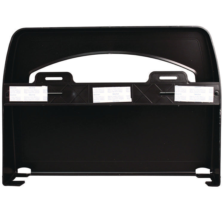 Toilet Seat Cover Dispenser, 16.4 X 3.05 X 11.9, Black, 2/carton