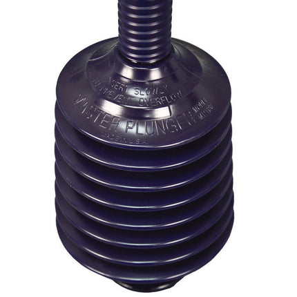 Deluxe Professional Plunger, 11.2" Polyethylene Handle, 6" Dia