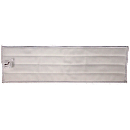 Microfiber Wet Mops, 18 X 5, White