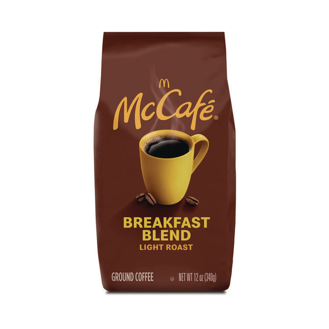 Ground Coffee, Breakfast Blend, 12 Oz Bag