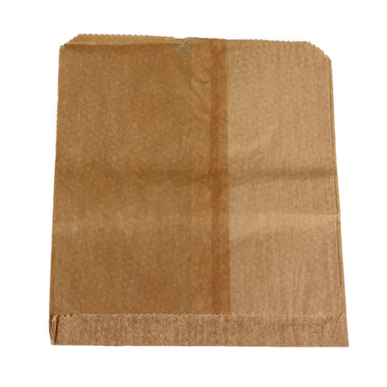 Waxed Sanitary Napkin Disposal Liners, 8.1" x 0.6" x 9.05", Brown, 500/Carton