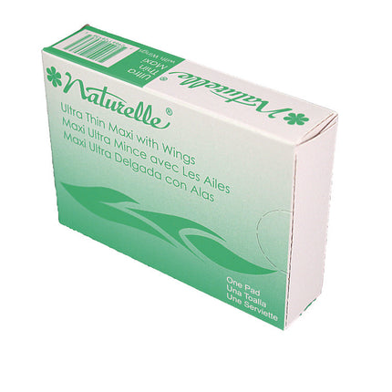 Naturelle Maxi Pads, #4 Ultra Thin With Wings, 200 Individually Wrapped/carton