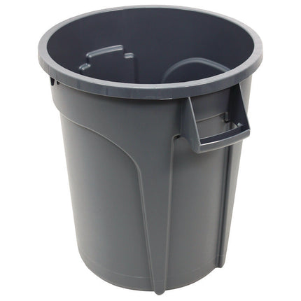 Value-Plus Containers, 20 gal, Low-Density Polyethylene, Gray