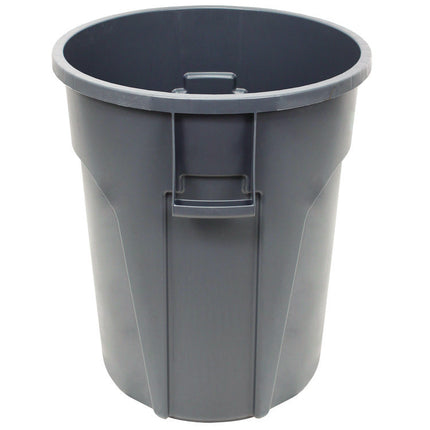 Value-Plus Containers, 20 gal, Low-Density Polyethylene, Gray