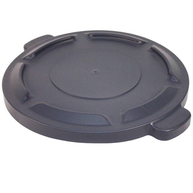 Value-Plus Gator Container Lids, For 20 Gal, Flat-Top, 20.4" Diameter, Gray