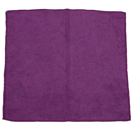 Premium Microfiber Cloths, 15.75 x 15.6, Purple, 180/Carton