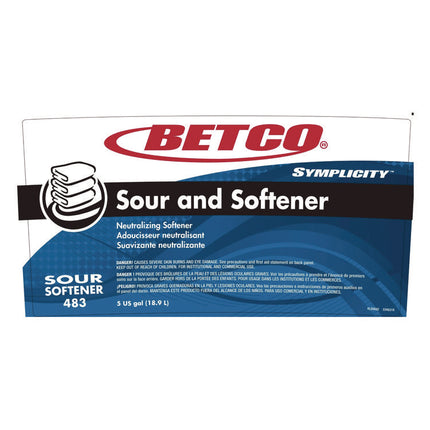 Symplicity Sour and Softener, Springtime Fresh Scent, 5 gal Pail