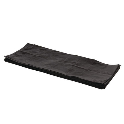 Linear Low-Density Can Liners, 30 gal, 0.9 mil, 26" x 42", Black, Flat Pack, 200/Carton