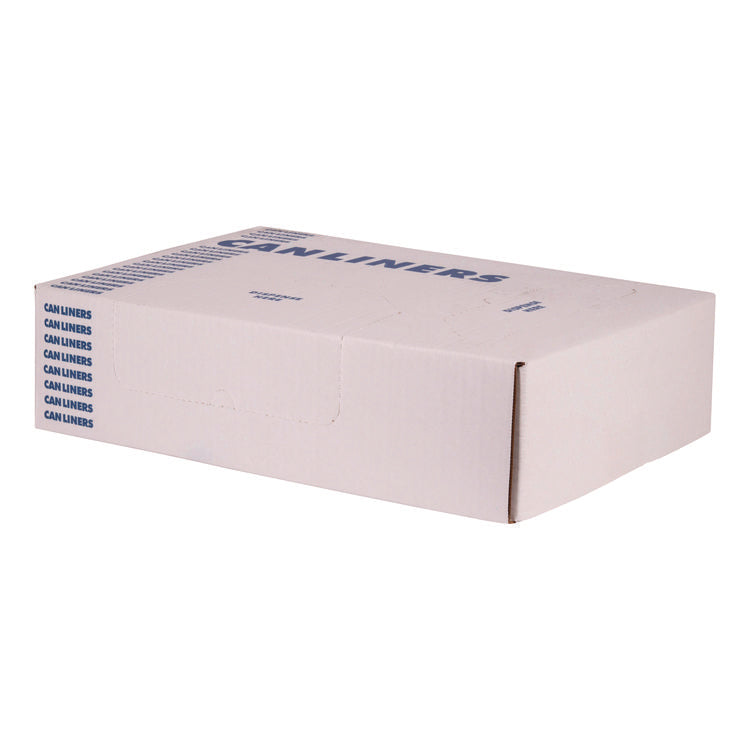 Linear Low-Density Can Liners, 16 gal, 0.7 mil, 24" x 32", Clear, Flat Pack, 500/Carton