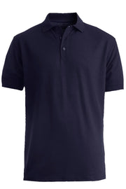 EDWARDS MENS BLENDED PIQUE SHORT SLEEVE POLO