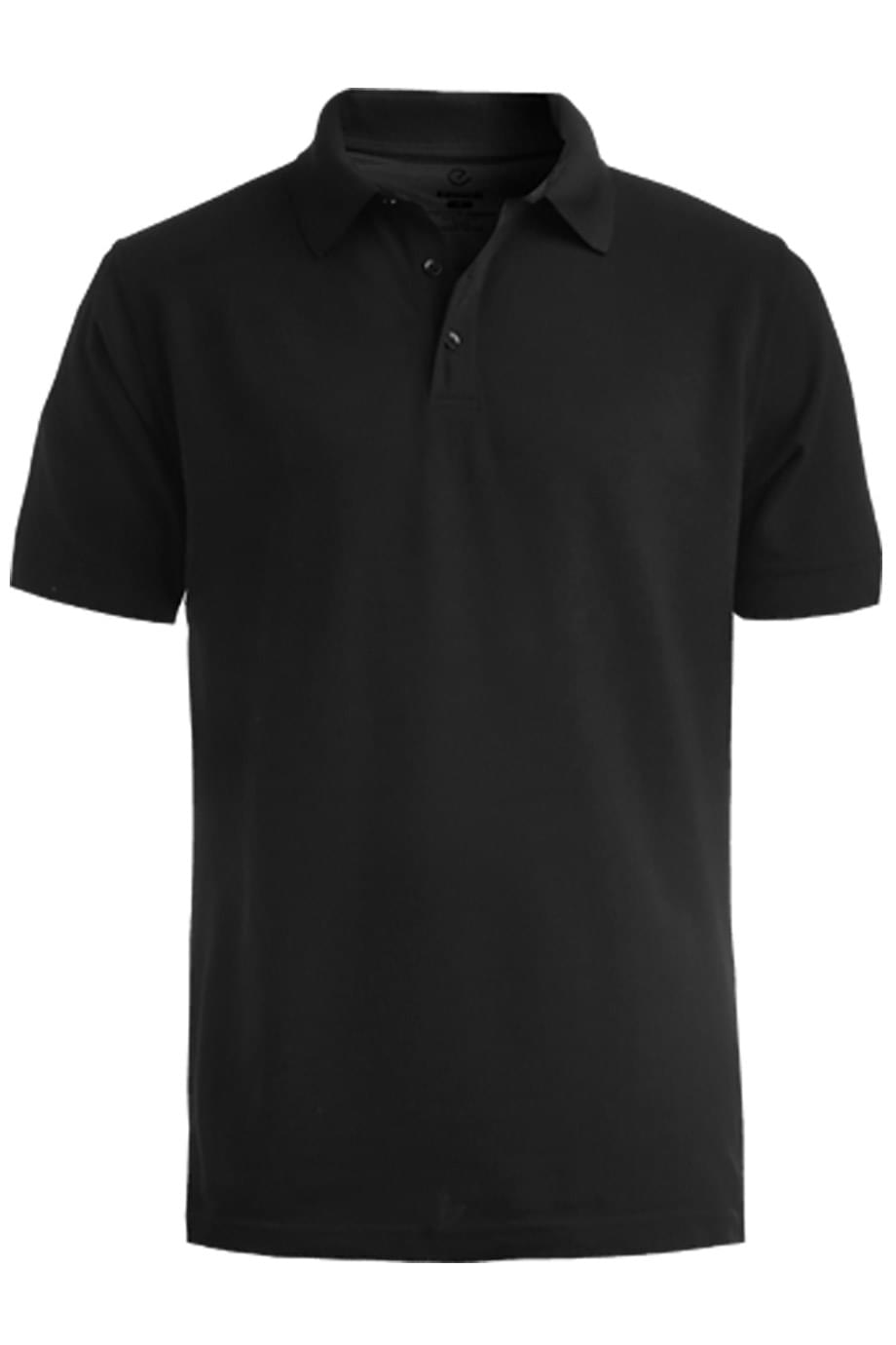 EDWARDS MENS BLENDED PIQUE SHORT SLEEVE POLO