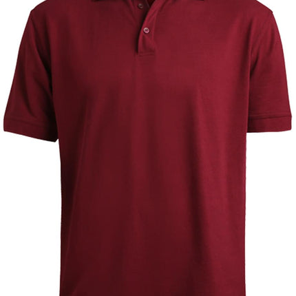 EDWARDS MENS BLENDED PIQUE SHORT SLEEVE POLO