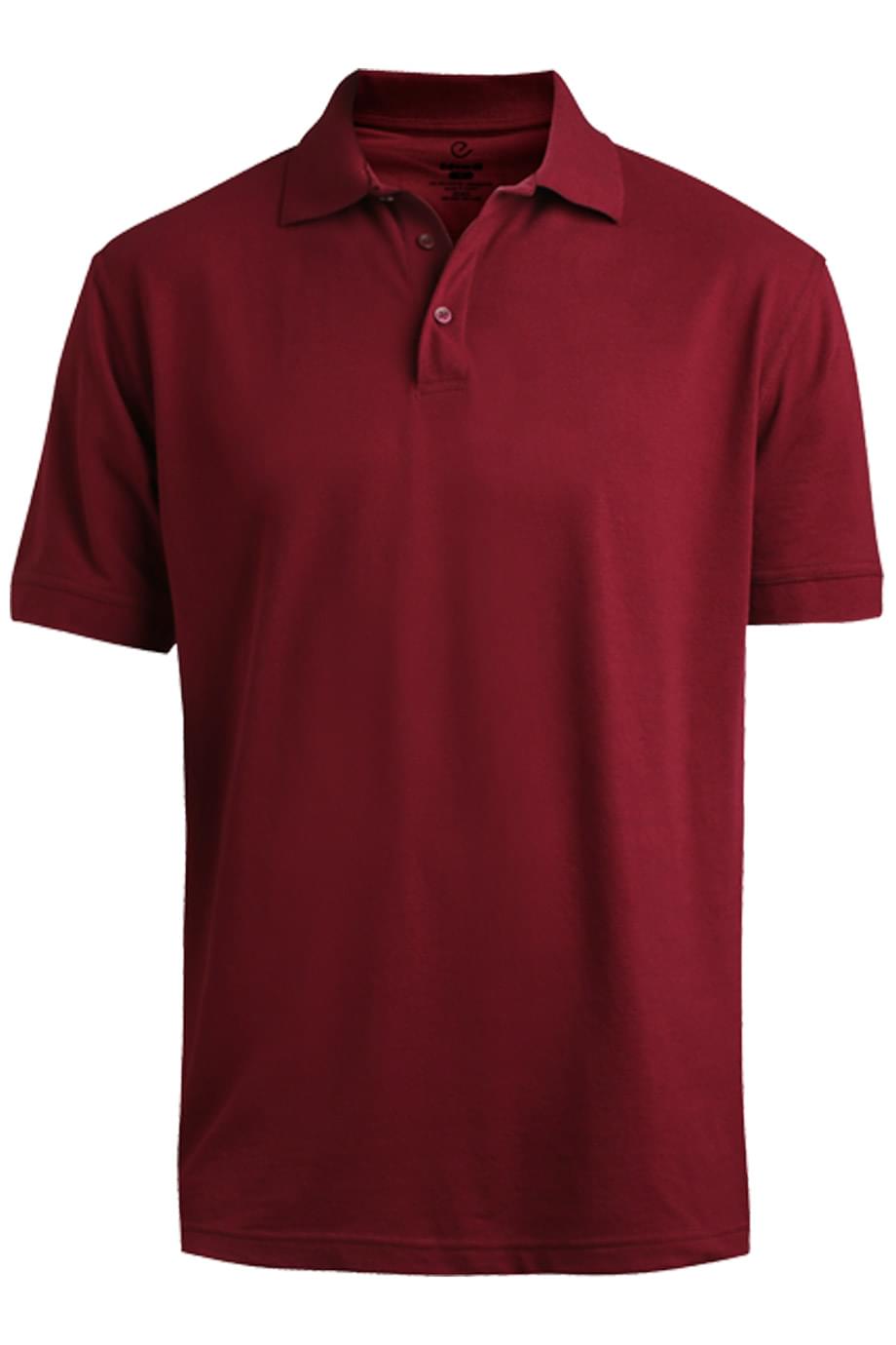 EDWARDS MENS BLENDED PIQUE SHORT SLEEVE POLO