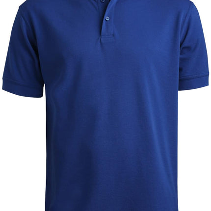 EDWARDS MENS BLENDED PIQUE SHORT SLEEVE POLO