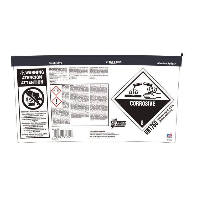 Symplicity Break Ultra Alkaline Booster, Unscented, 5 gal Pail