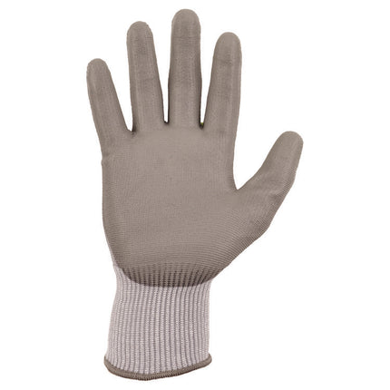 ProFlex 7024 ANSI A2 PU Coated CR Gloves, Gray, X-Small, Pair