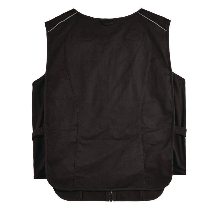 Chill-Its 6255 Lightweight Phase Change Cooling Vest, Cotton/Polyester, 2X-Large/3X-Large, Black