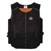 Chill-Its 6255 Lightweight Phase Change Cooling Vest, Cotton/Polyester, 2X-Large/3X-Large, Black