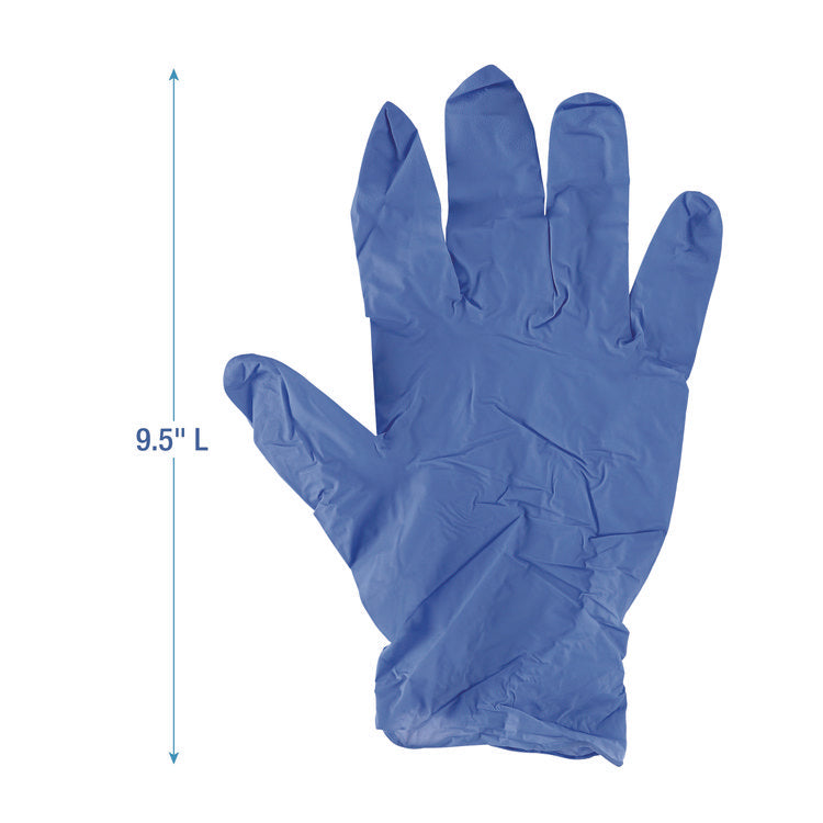 Disposable General-Purpose Nitrile Gloves, Small, Blue, 4 mil, 1,000/Carton