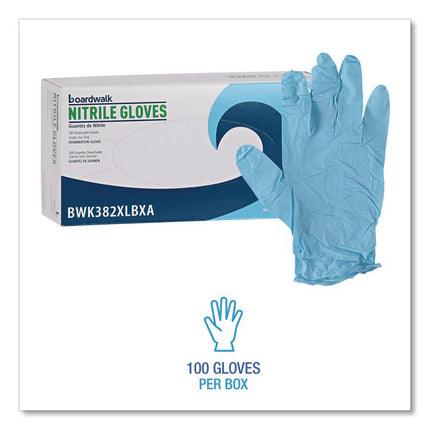 Disposable Examination Nitrile Gloves, X-Large, Blue, 5 mil, 1,000/Carton