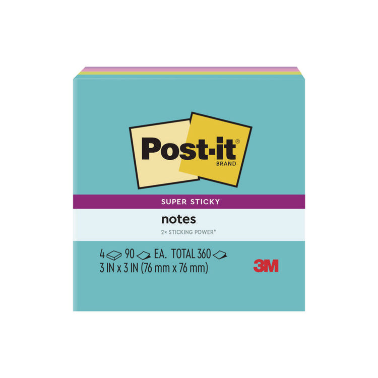 Office Essentials Kit, 7 Pads Assorted Super Sticky Notes, 1 Pack Flags, Roll Magic Tape, Roll Super-Hold Tape, 1 Scissors