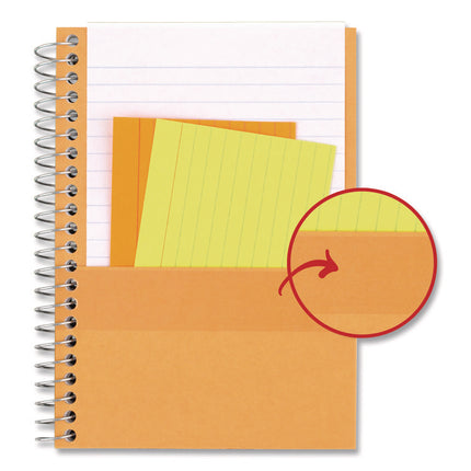 Wirebound Notebook, 1-Subject, Medium/College Rule, Randomly Assorted Cover Color, (80) 7 x 5.5 Sheets