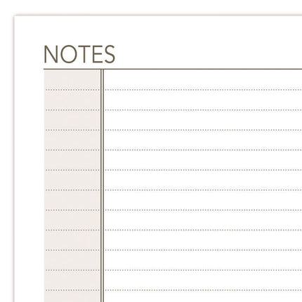 Lined Notes Pages For Planners/organizers, 6.75 X 3.75, White Sheets, Undated