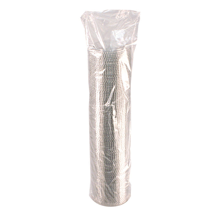 Kal-Clear/Nexclear Drink Cup Lids, Flat Lid with No Slot, Fits 12 oz to 20 oz Cold Cups, Plastic, Clear, 1,000/Carton