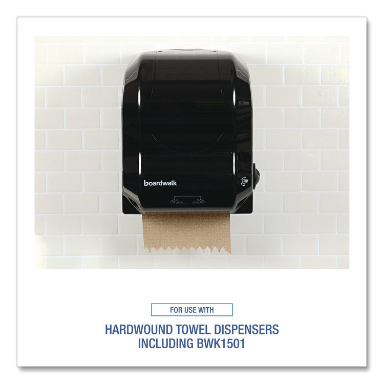 Hardwound Paper Towels, Nonperforated, 1-Ply, 8" x 800 ft, Natural, 6 Rolls/Carton