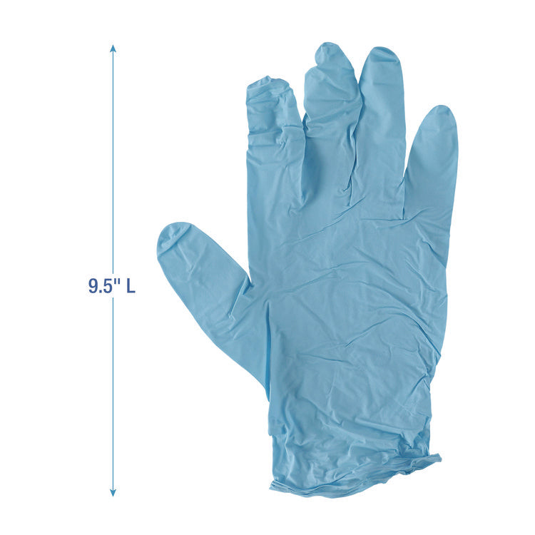 Disposable Examination Nitrile Gloves, Small, Blue, 5 mil, 100/Box