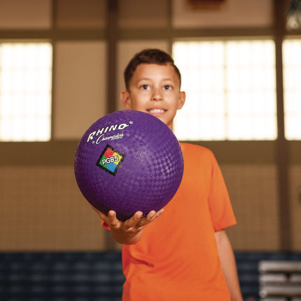 8.5" Playground Ball Set with Pump, Assorted Colors, 6/Set