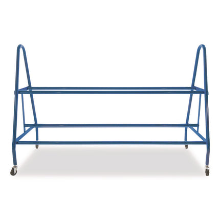 Heavy-Duty Deluxe Ball Cart, Metal, 132 lb Capacity, 17.5 x 59 x 35.75, Blue