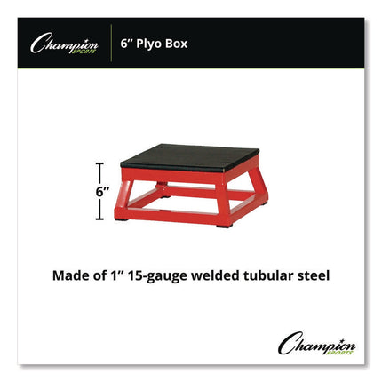 Plyo Box, 6" h, 13 x 13 Base