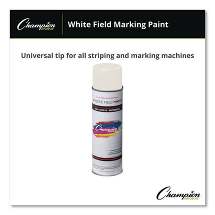 Field Marking Paint, 18 oz Aerosol Spray, White