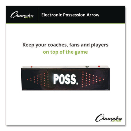 Electronic Possession Arrow, 21" x 3" x 6", Black Face, Red Graphics