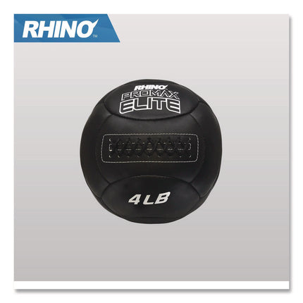 Rhino Promax Elite Medicine Ball, 4 lb, Black