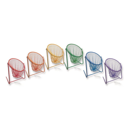Multipurpose Target Net Set, 16" x 12.5", 15" Diameter, 6 Assorted Color Nets