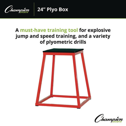 Plyo Box, 24" h, 21 x 21 Base