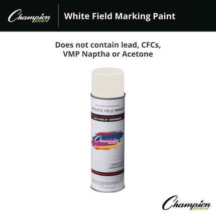 Field Marking Paint, 18 oz Aerosol Spray, White