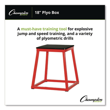 Plyo Box, 18" h, 18 x 18 Base