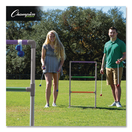 Pro Ladder Golf Game Set, (2) 22" x 37.5" Ladders/Six Bolas/Carry Bag